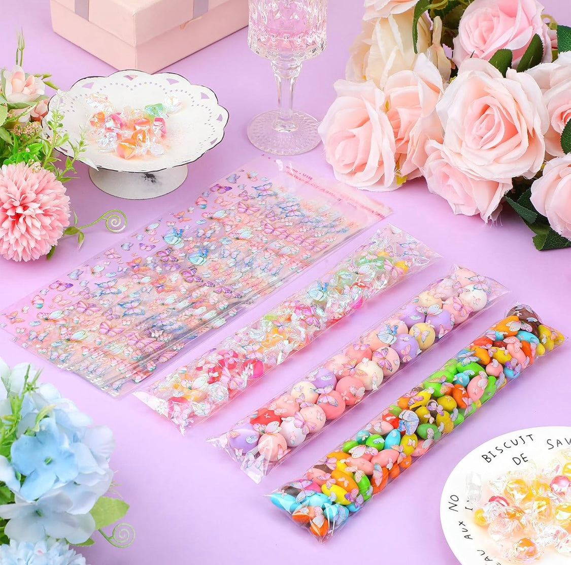Bolsas Alargadas, Mariposas