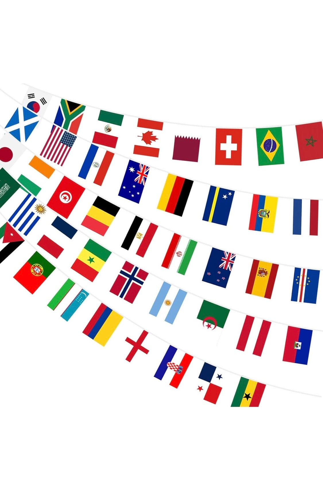 Banderines, Países Mundial FIFA 2026