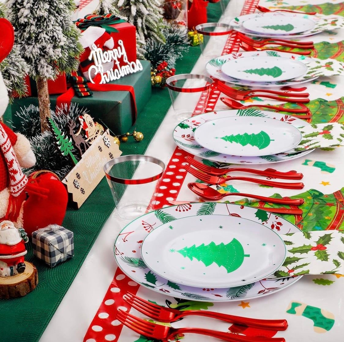 Vajilla, Árbol Navidad