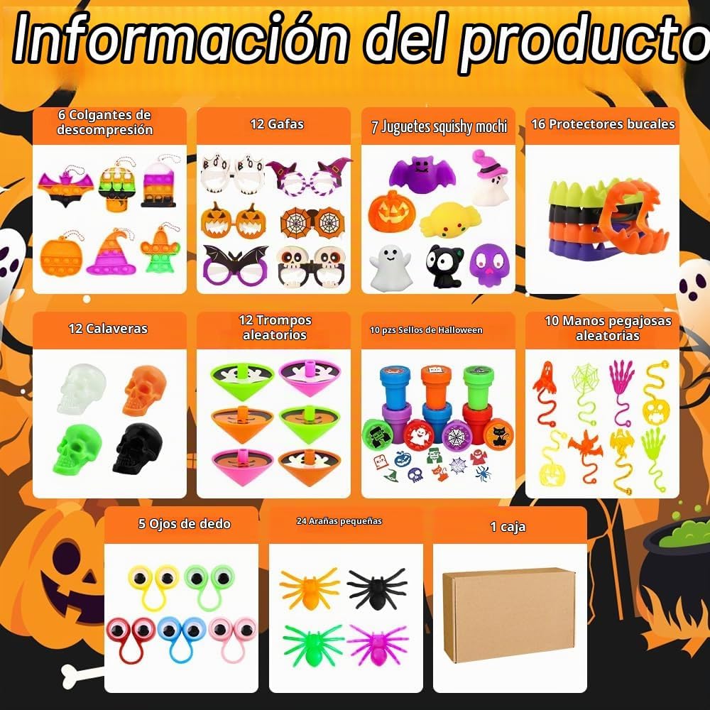 Caja De 210 Juguetes, Halloween