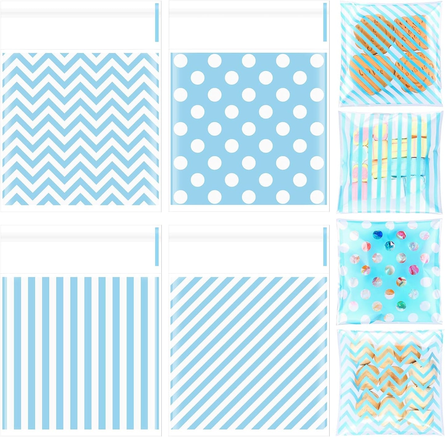 Bolsas, Diseños Azules