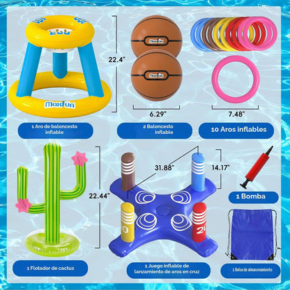 Juego De Inflables Para Piscina