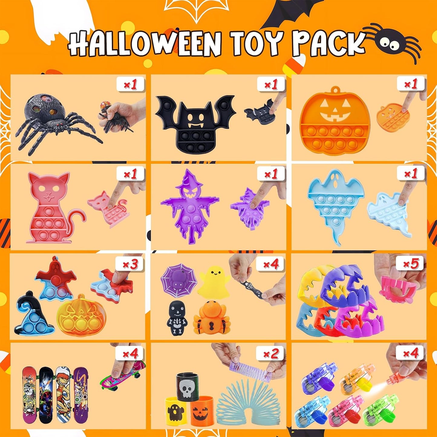 Caja De 650 Juguetes, Halloween