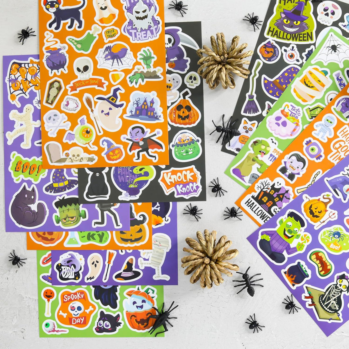 Hoja De Calcomanías Halloween
