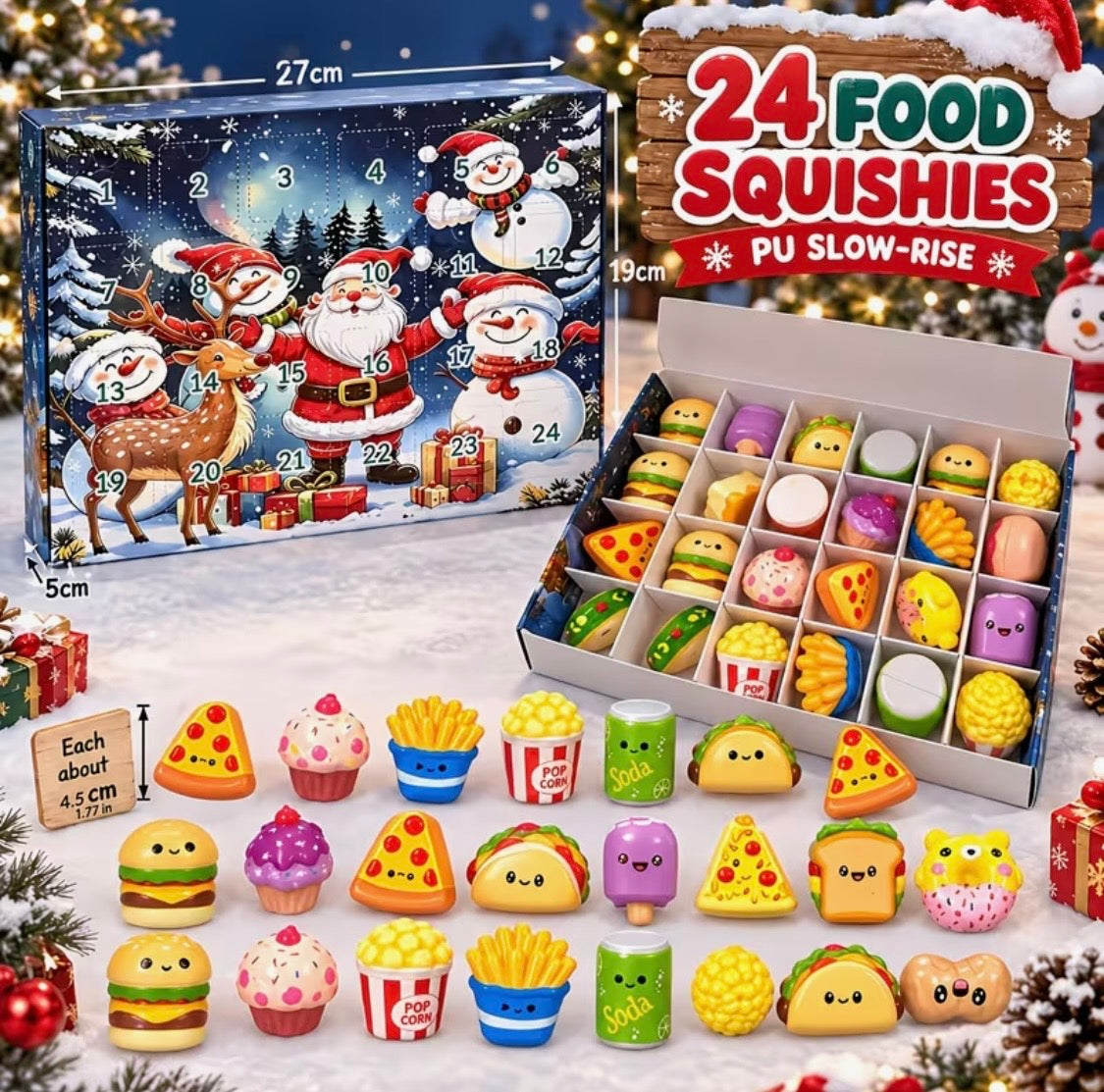 Calendario De Adviento, Squishies