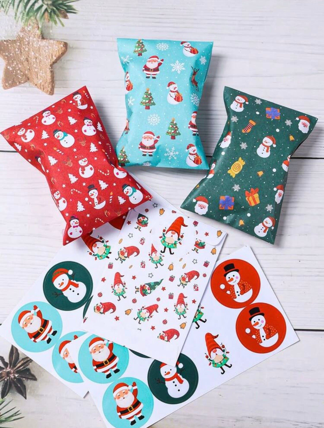 Bolsas De Papel Navidad