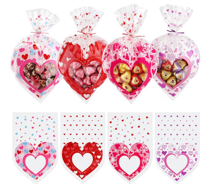 Bolsas Grandes De Celofán, Corazón