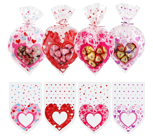 Bolsas Grandes De Celofán, Corazón