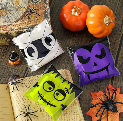 Bolsas Pequeñas, Caras Halloween