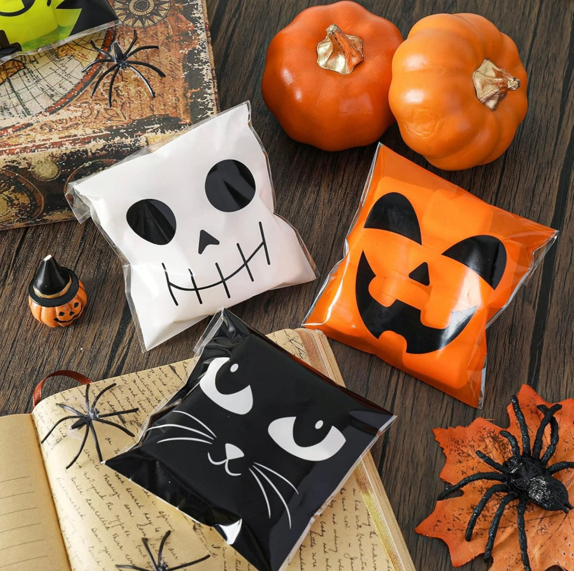 Bolsas Pequeñas, Caras Halloween