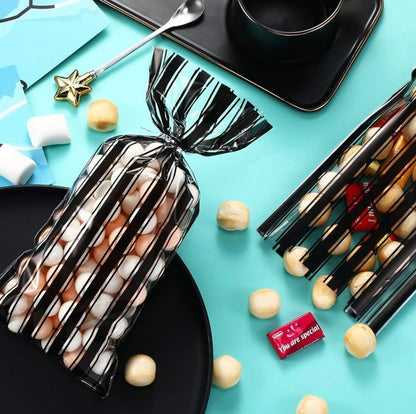 Bolsas De Celofán, Rayas Negras