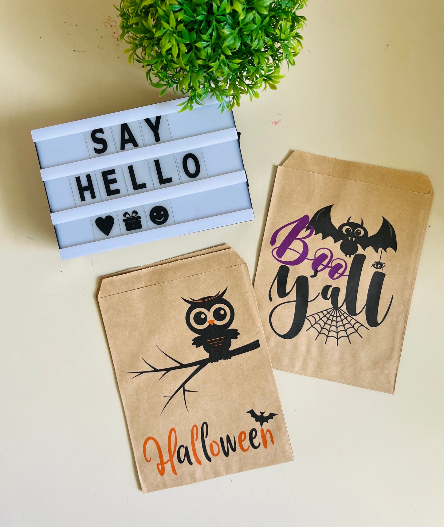 Bolsas Kraft Halloween