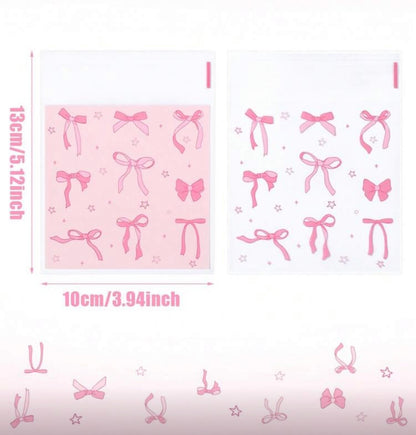 Bolsas Pequeñas, Lazos Rosados