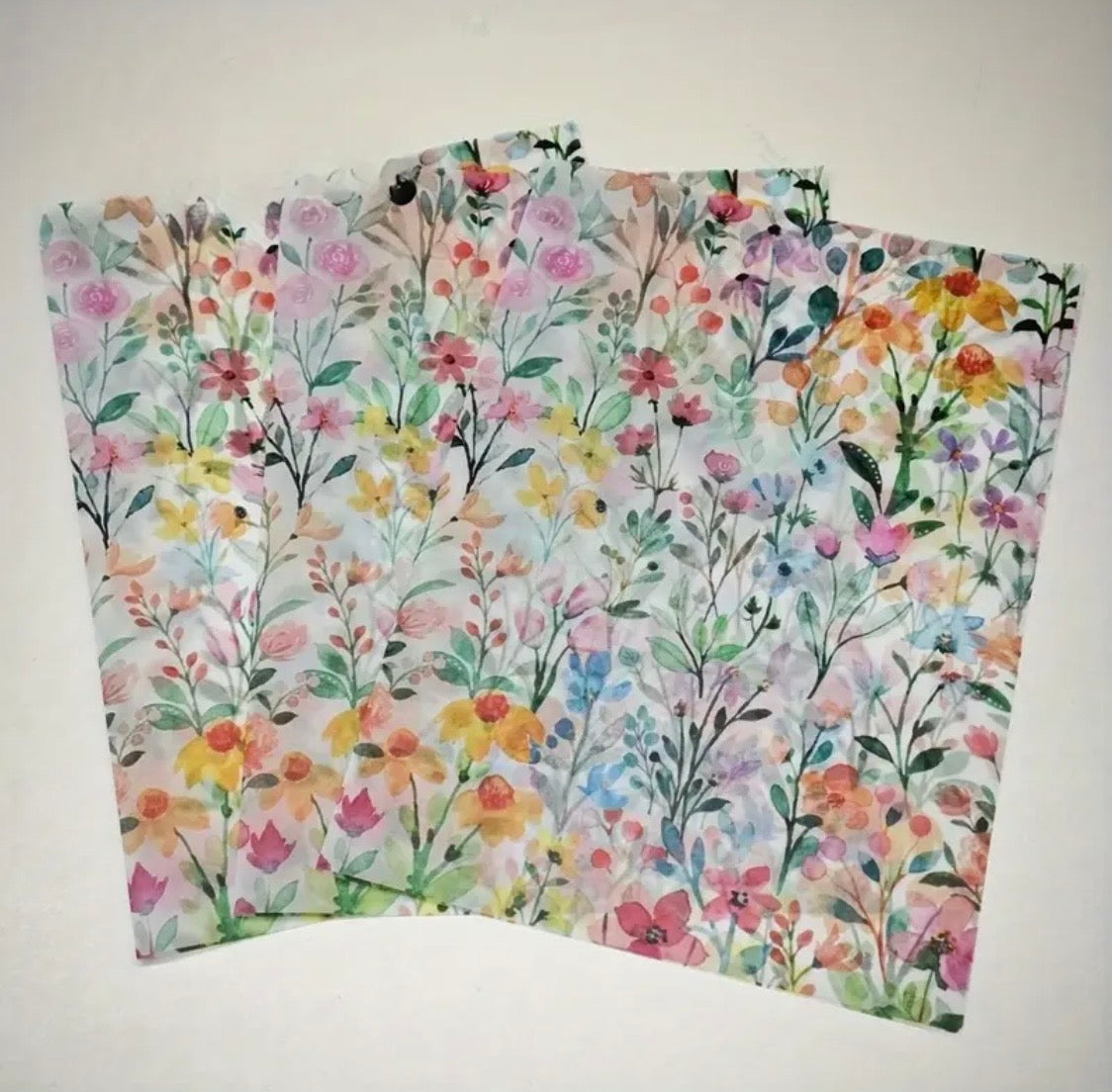 Papel De Seda, Flores