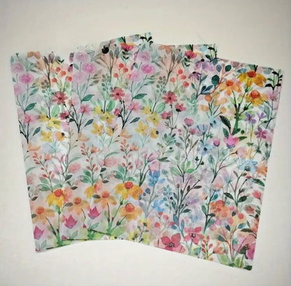 Papel De Seda, Flores