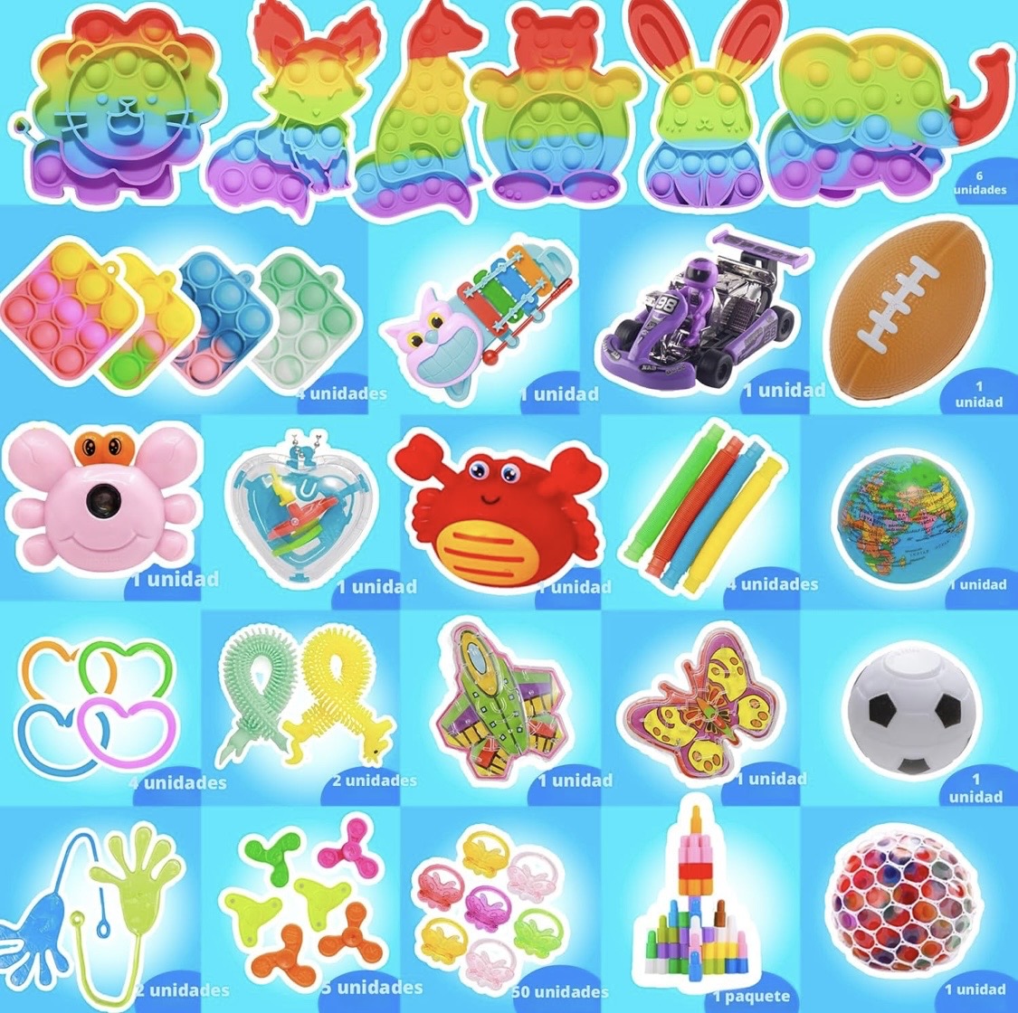 1000 Juguetes Para Piñata