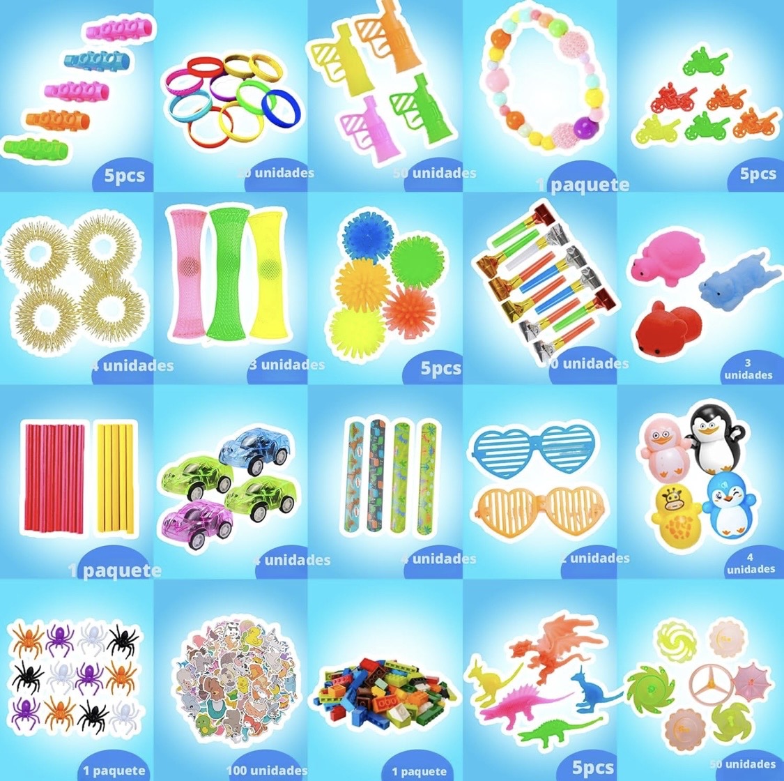 1000 Juguetes Para Piñata
