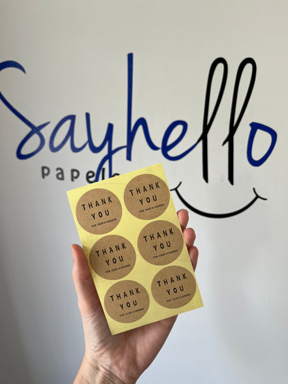 Calcomanías Thank You