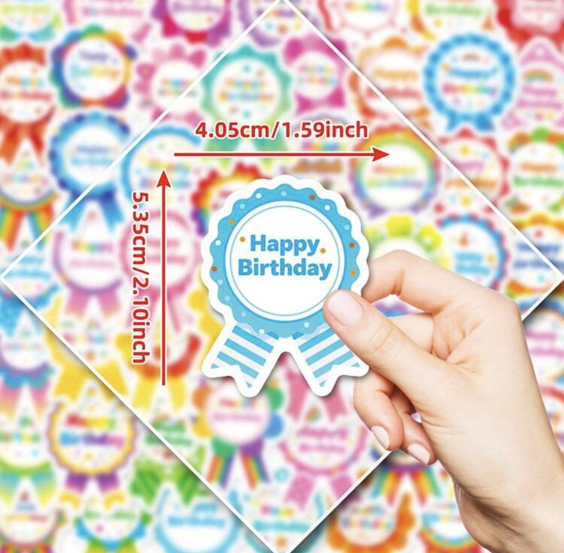 Calcomanías Cumpleaños