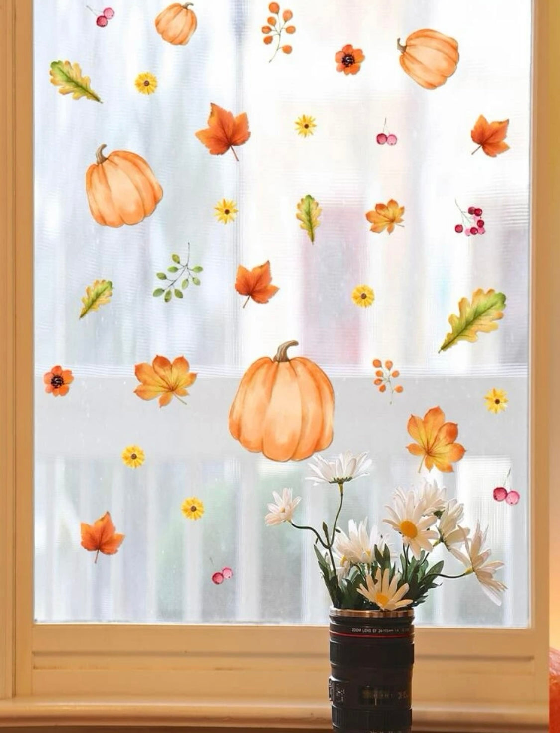 Calabazas, Calcomanías Para Ventanas