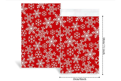 Bolsas De Papel Rojo/Blanco