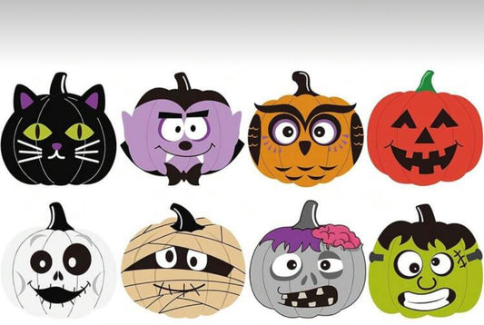 Calcomanías Figuras Halloween