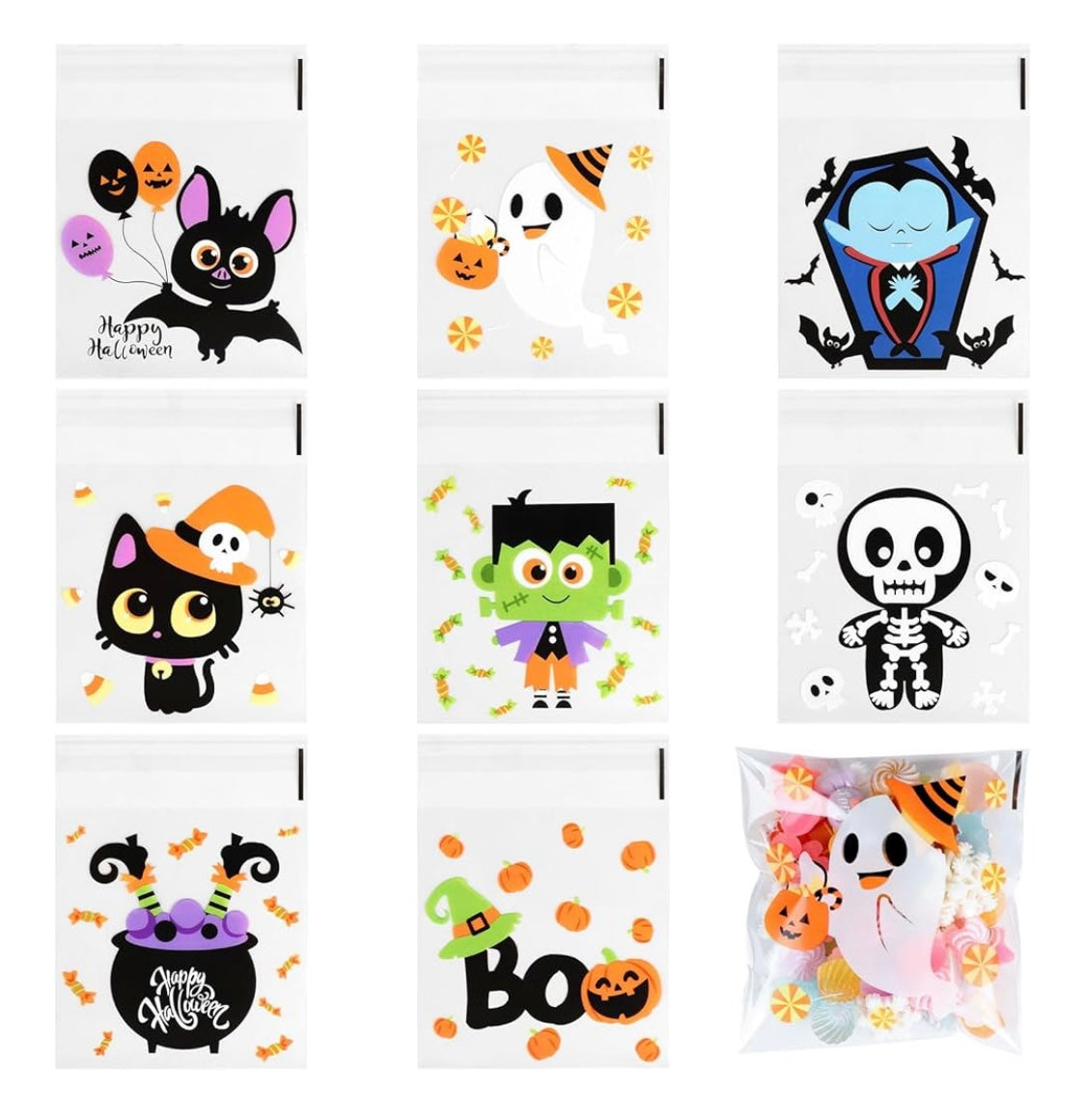 Bolsas Pequeñas Halloween