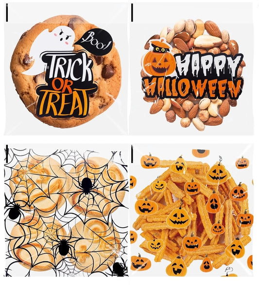 Bolsas 4 Diseños, Halloween