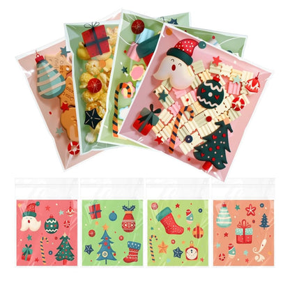 Bolsas Cuadradas Diseños De Navidad