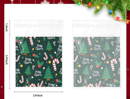 Bolsas Cuadradas Diseños De Navidad