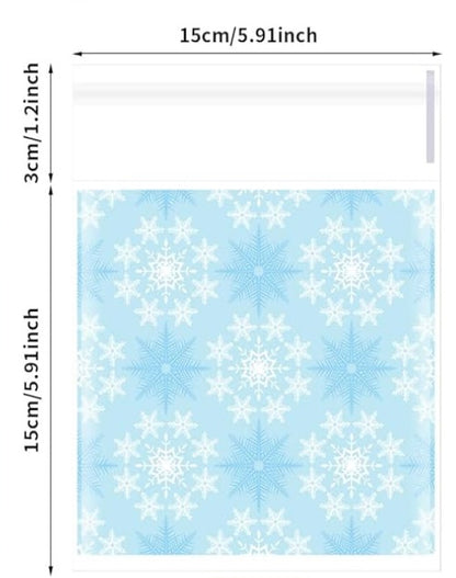 Bolsas Cuadradas Diseños De Navidad