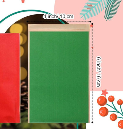 Bolsas De Papel, Rojo/Verde