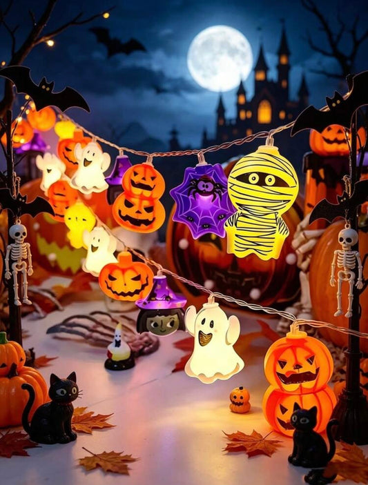 Cadena De Luces, Figuras Halloween